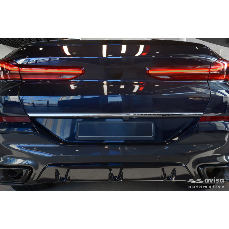 Avisa Chrome Stainless Steel Trunk Tailgate Trim Cover  BMW X6 (G06) 2023- excl. M-Sport