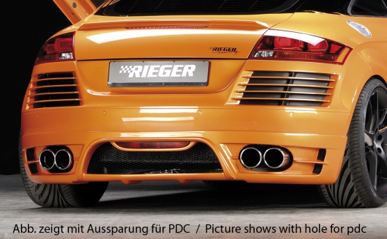 Rearbumper Audi TT 09.06- Rieger