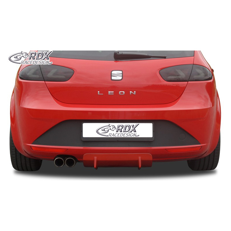 Rear bumper skirt 'Diffuser U-Diff'  Seat Leon (1P) 2005-2012 (PU)