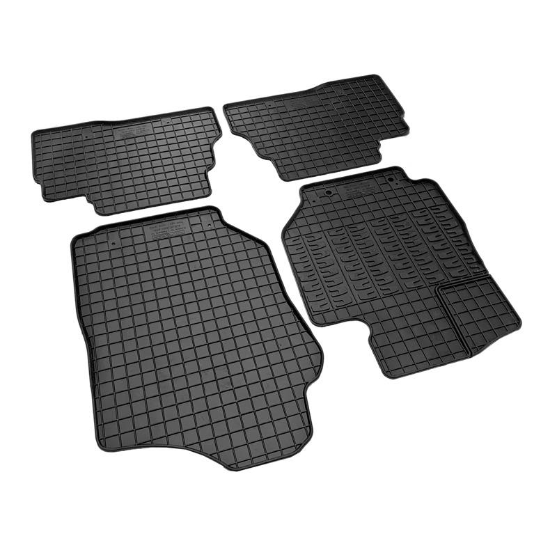 Rubber car mats set  Suzuki Jimny (A6G) 2018- (4-pieces + fixing system)