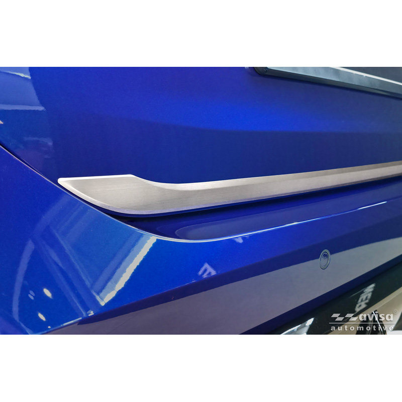 Avisa Brushed Stainless Steel Trunk Tailgate Trim Cover  BMW 3-Series Touring (G21) M-Sport Facelift 2022-