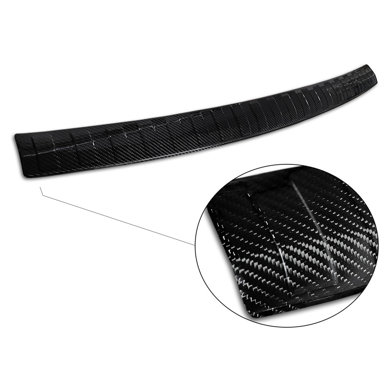 Real 3D Carbon Rear bumper protector  Mercedes GLS (X167) 2019-2023 & FL 2023- 'Ribs'