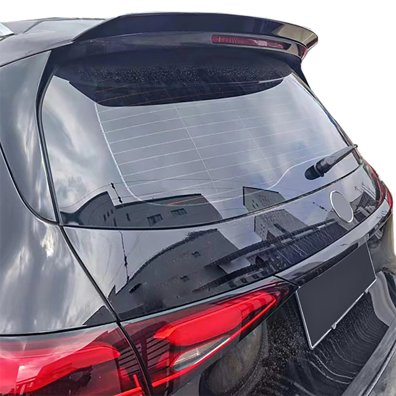 Spoiler passend voor Mercedes GLC X254 Glans Zwart