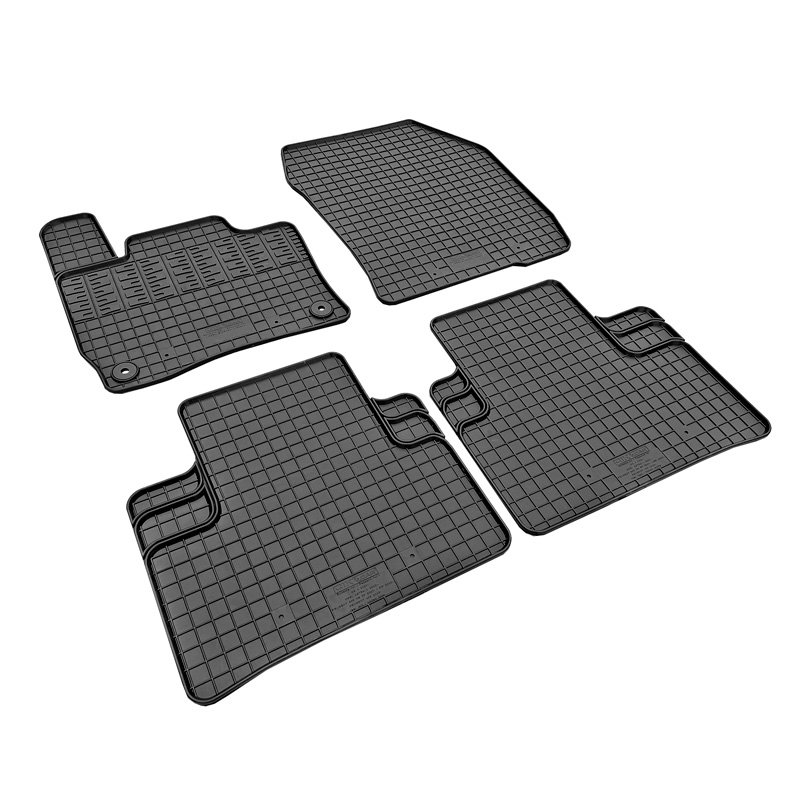 Rubber car mats set  Opel Astra-e (L) 2024- (4-pieces + fixing system)