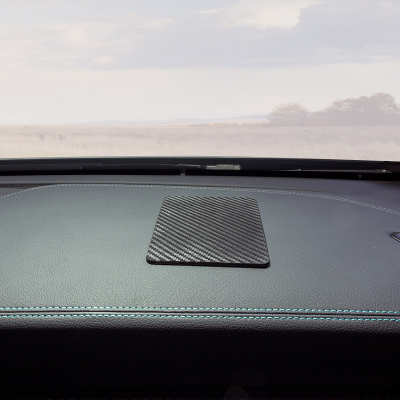 Universal non-slip mat 100x150mm - Carbon-Look