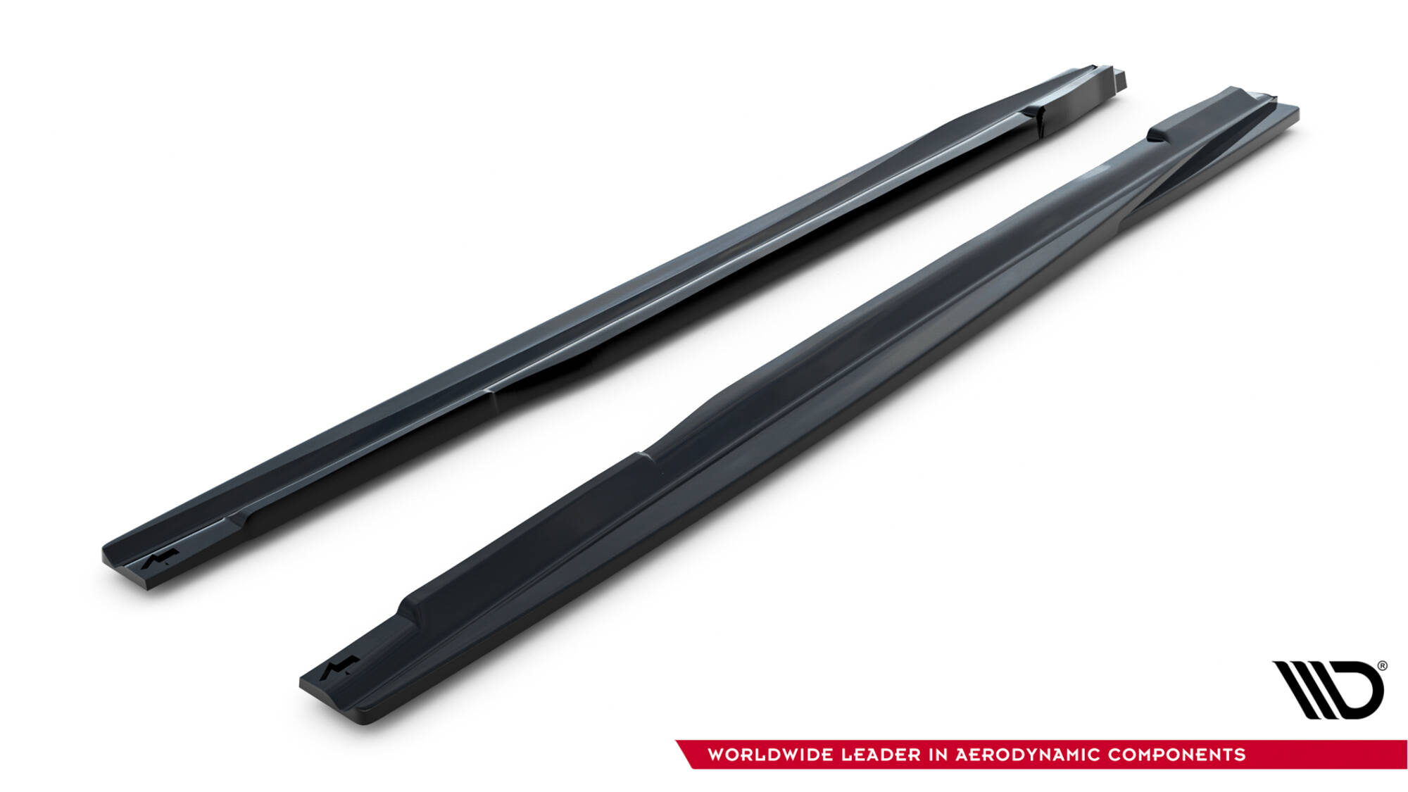 Zijskirts passend voor Mercedes-AMG GLE 53 / AMG-Line SUV / Coupe W167 Facelift / C167 Facelift Maxton Glanzend zwart