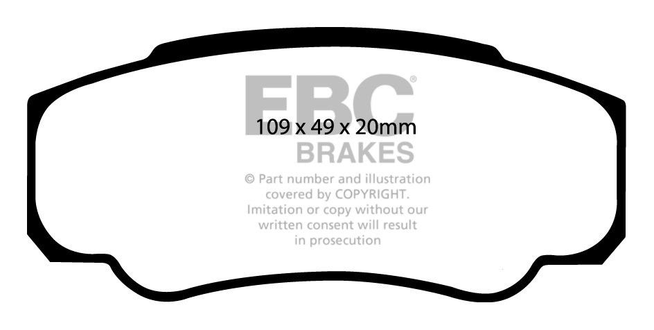 EBC Brakes FIAT BEDRIJFSWAGEN Ducato (1.8 ton) 2.3 TD 2003-2006