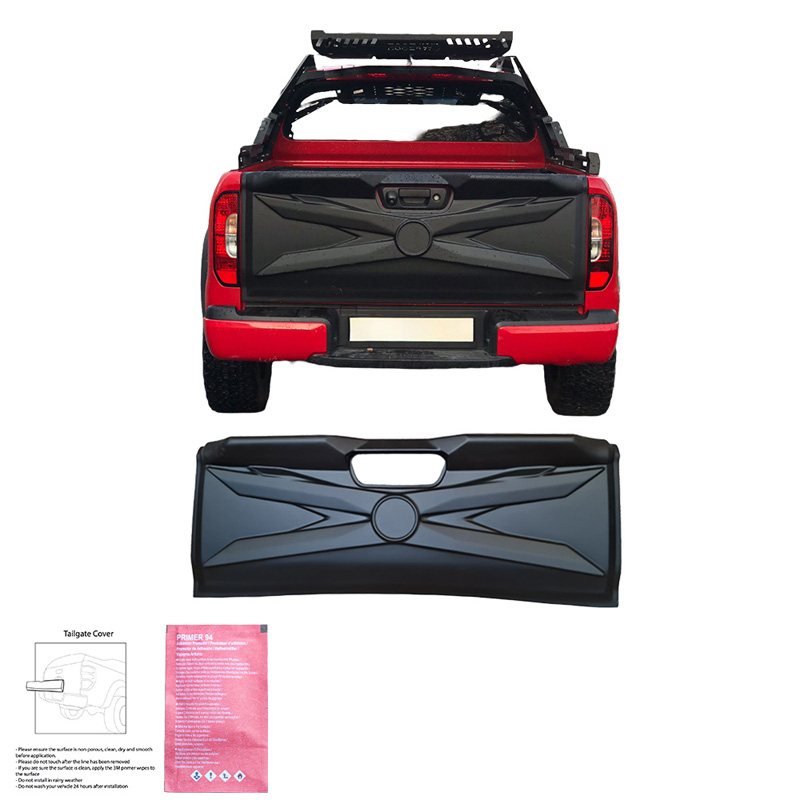Tailgate Cover  Mercedes X-Class W470 2017- - Matt black