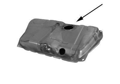 tank, injectie, 55 liter,-1993 Ford Escort, 1990-1995
