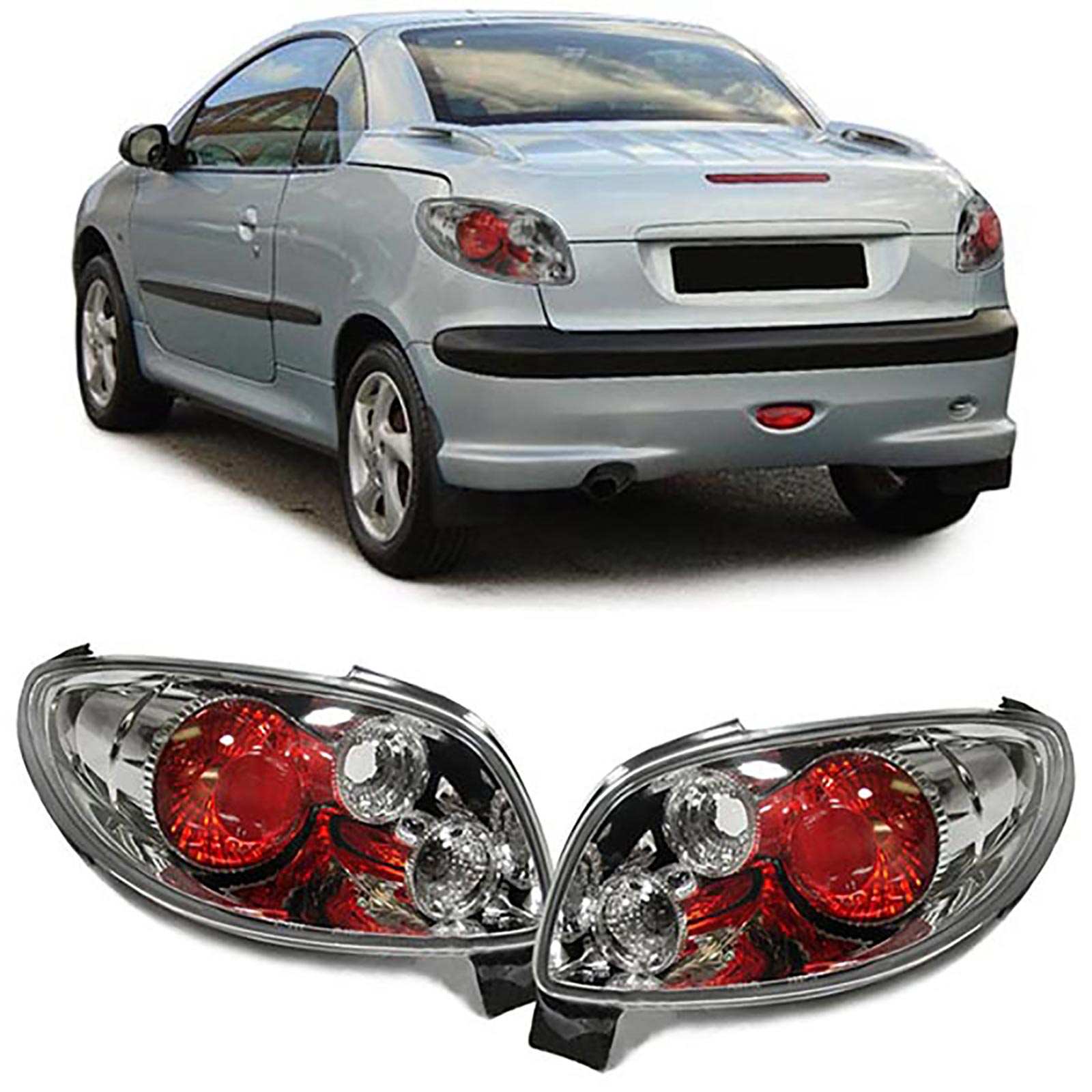 Taillights Peugeot 206 cc Lexus look