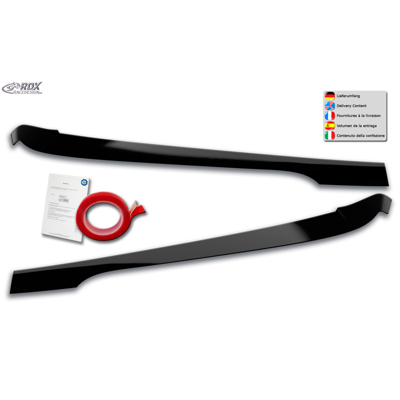 Head light spoilers  BMW 3-Series G20/G21 Sedan/Touring 2019- (ABS Gloss Black)