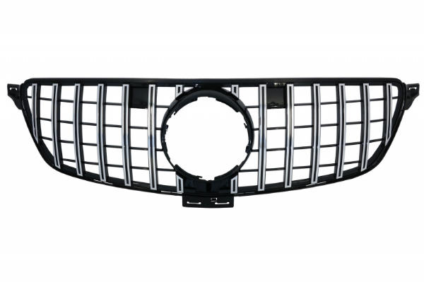 Grill passend voor Mercedes GLE Coupe C292 (15-18) GLE W166 SUV (15-18) GT-R Panamericana Design Chroom