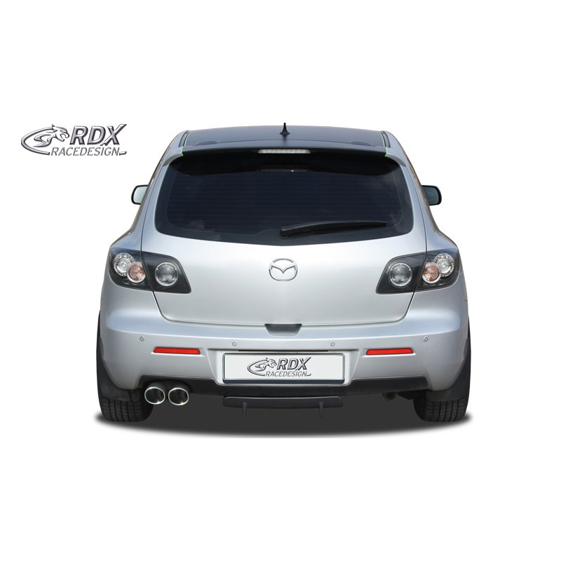 Rear bumper skirt 'Diffuser U-Diff'  Mazda 3 (BK) FL 2006-2009 (PU)
