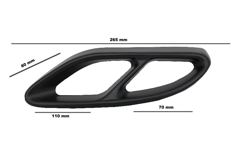 Achterlip Mercedes W206