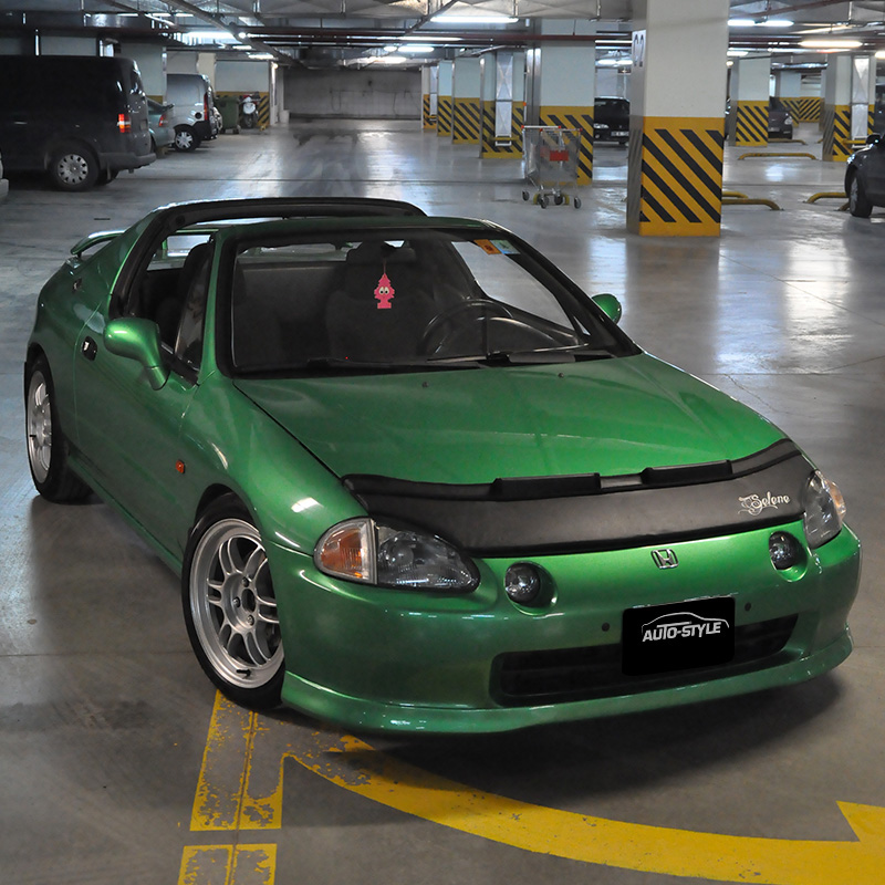 Bonnet Protector  Honda CRX Del Sol 1993-1997 black