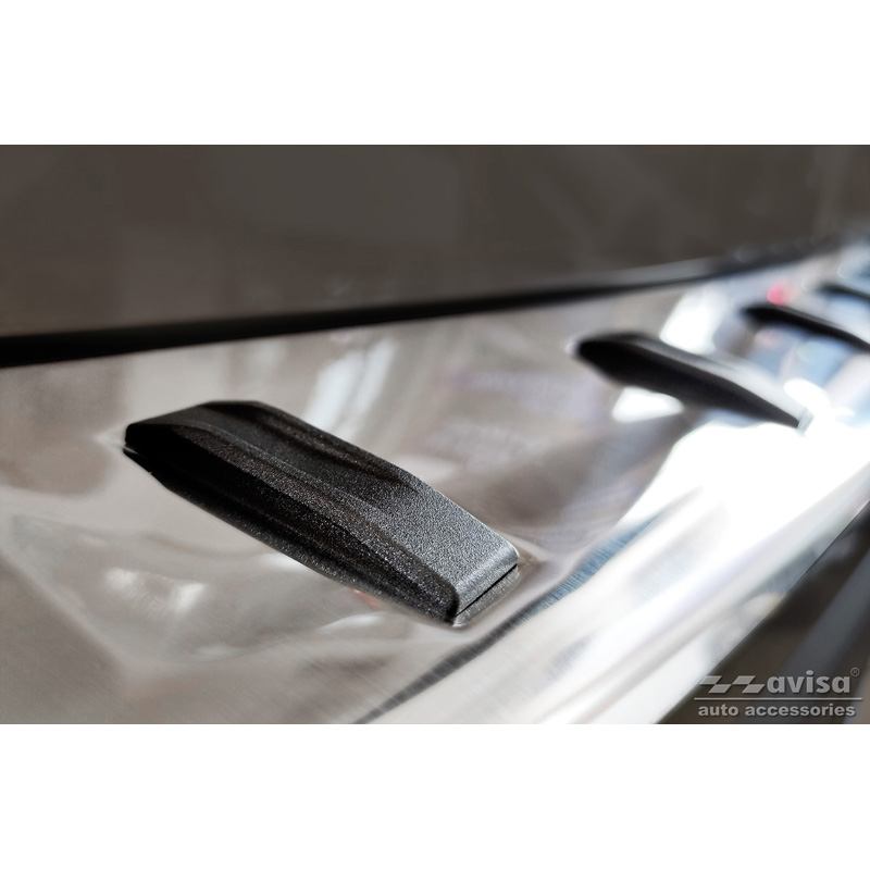 Stainless Steel Rear bumper protector  Subaru Forester (SK) 2018-2024 'STRONG EDITION'
