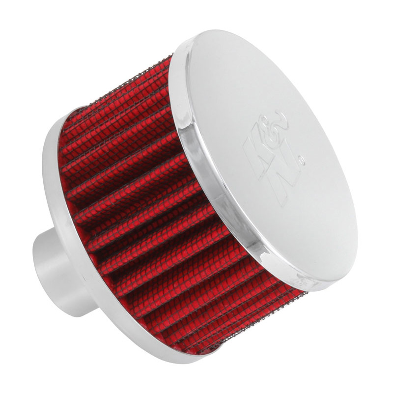 K&N Crankcase Vent Filter - Steel Base - 25mm flange (62-1170)