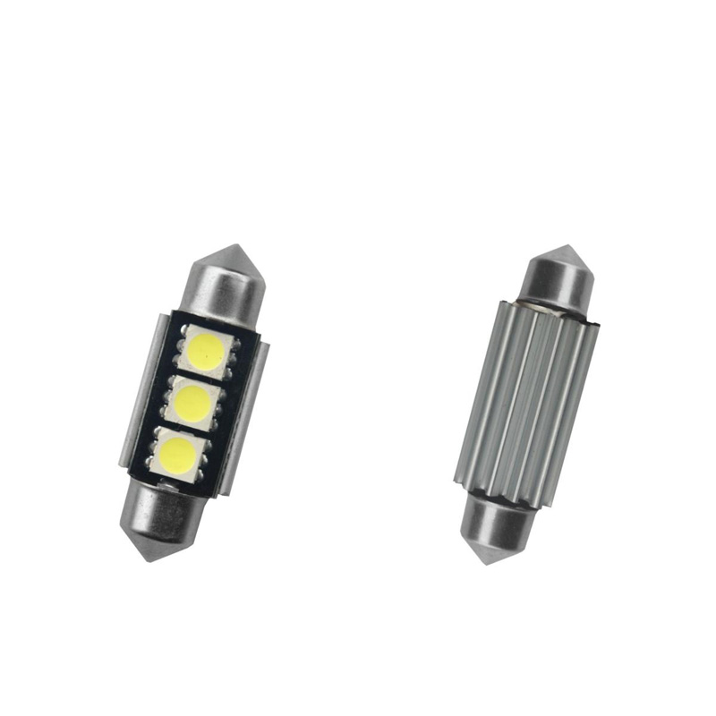 Simoni Racing Festoon 3-LED Canbus Bulbs - 39mm - Superwhite- Set of 2 pieces