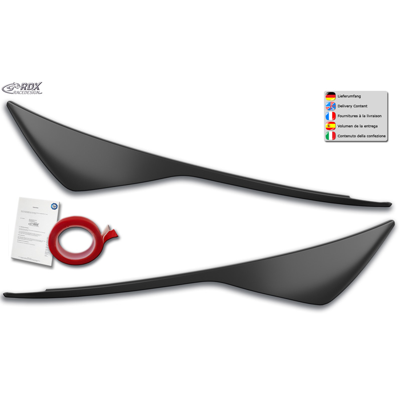 Head light spoilers  Ford Focus III Facelift 2014-2018 (ABS)