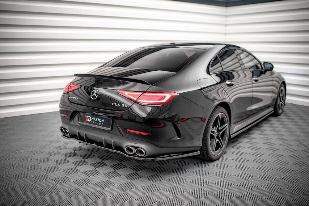 Diffuser passend voor Mercedes CLS 53 AMG C257 Maxton Glans Zwart