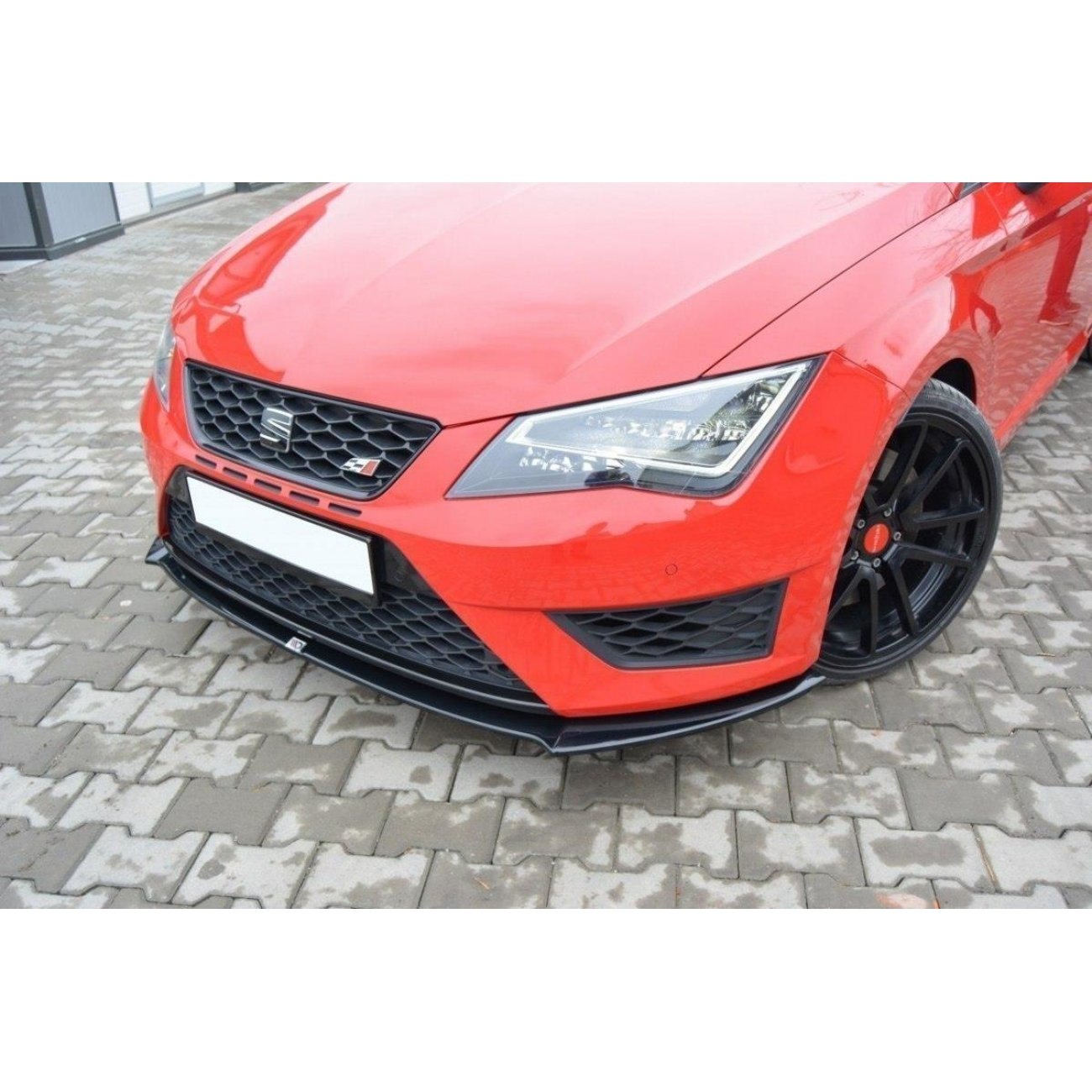 Voorspoiler passend voor Seat Leon 3 Cupra/FR Carbon Look