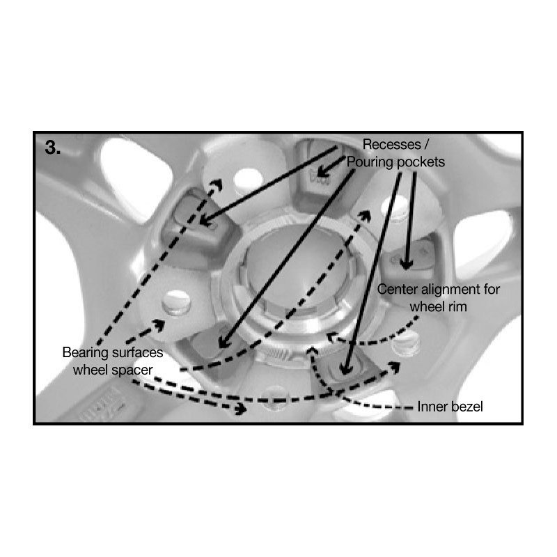 H&R DR-System Wheelspacers 11mm 5x127 - Hub 75,0mm - Bolt size M14x1,5 -  Aston Martin - Black