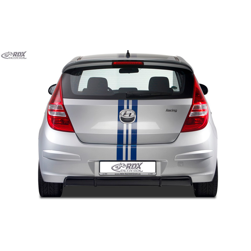 Rear bumper skirt 'Diffuser'  Hyundai i30 (FD/FDH) 2007-2010 (ABS glossy black)