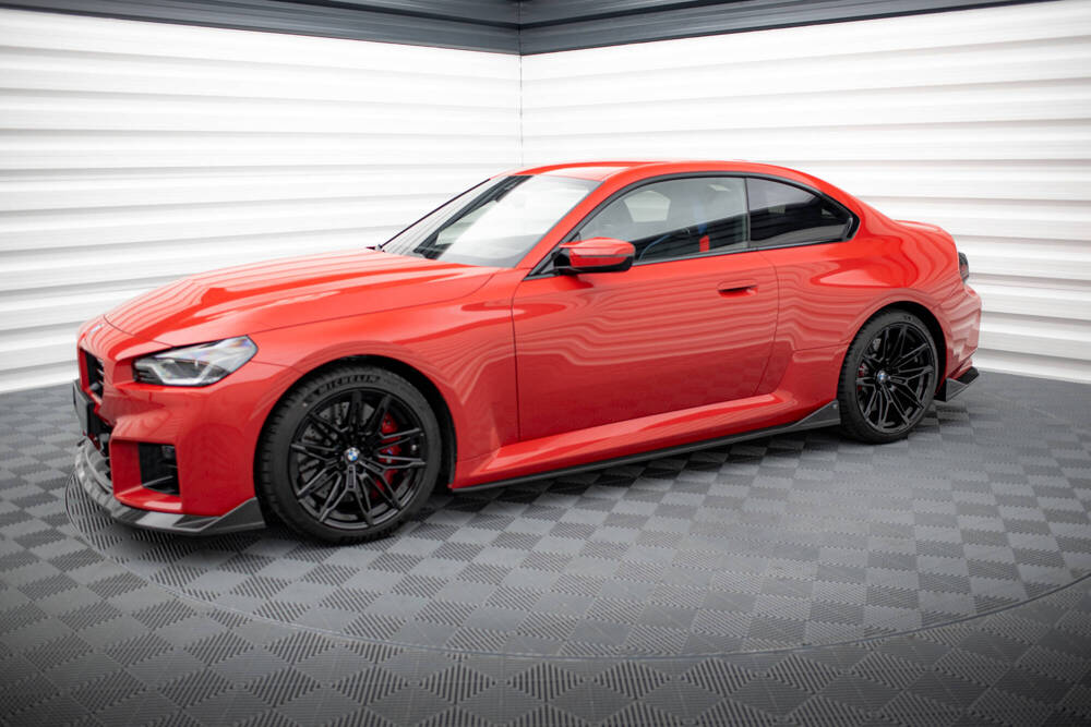 Zijskirts passend voor BMW M2 G87 Maxton Carbon