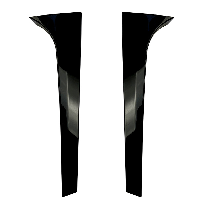 Set rear window side spoilers  Skoda Kodiaq (NS7) 2017-2024 (ABS Glossy Black)