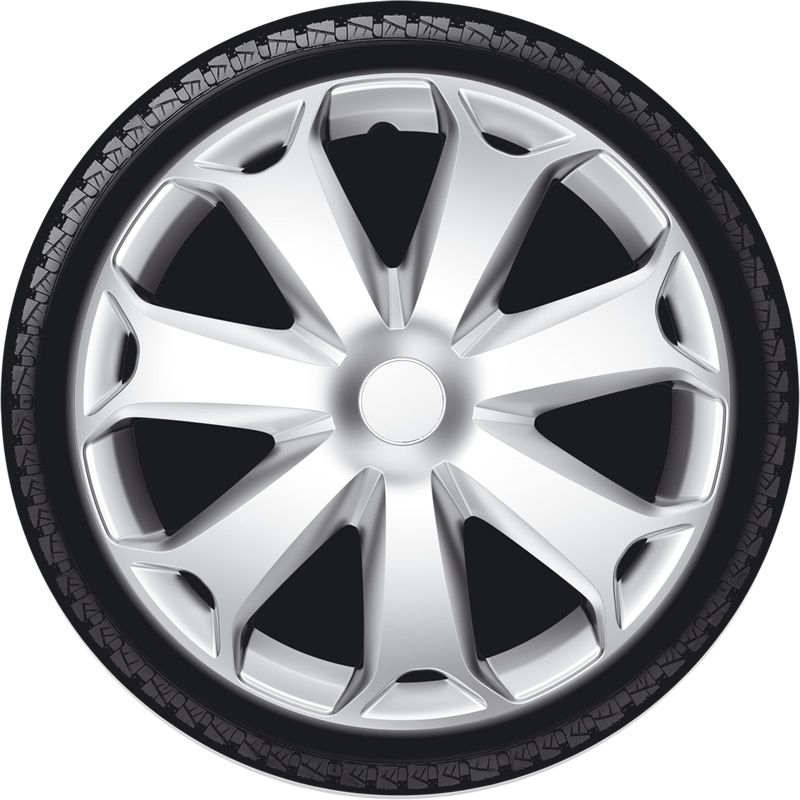 Set wheel covers Mega 15-inch silver