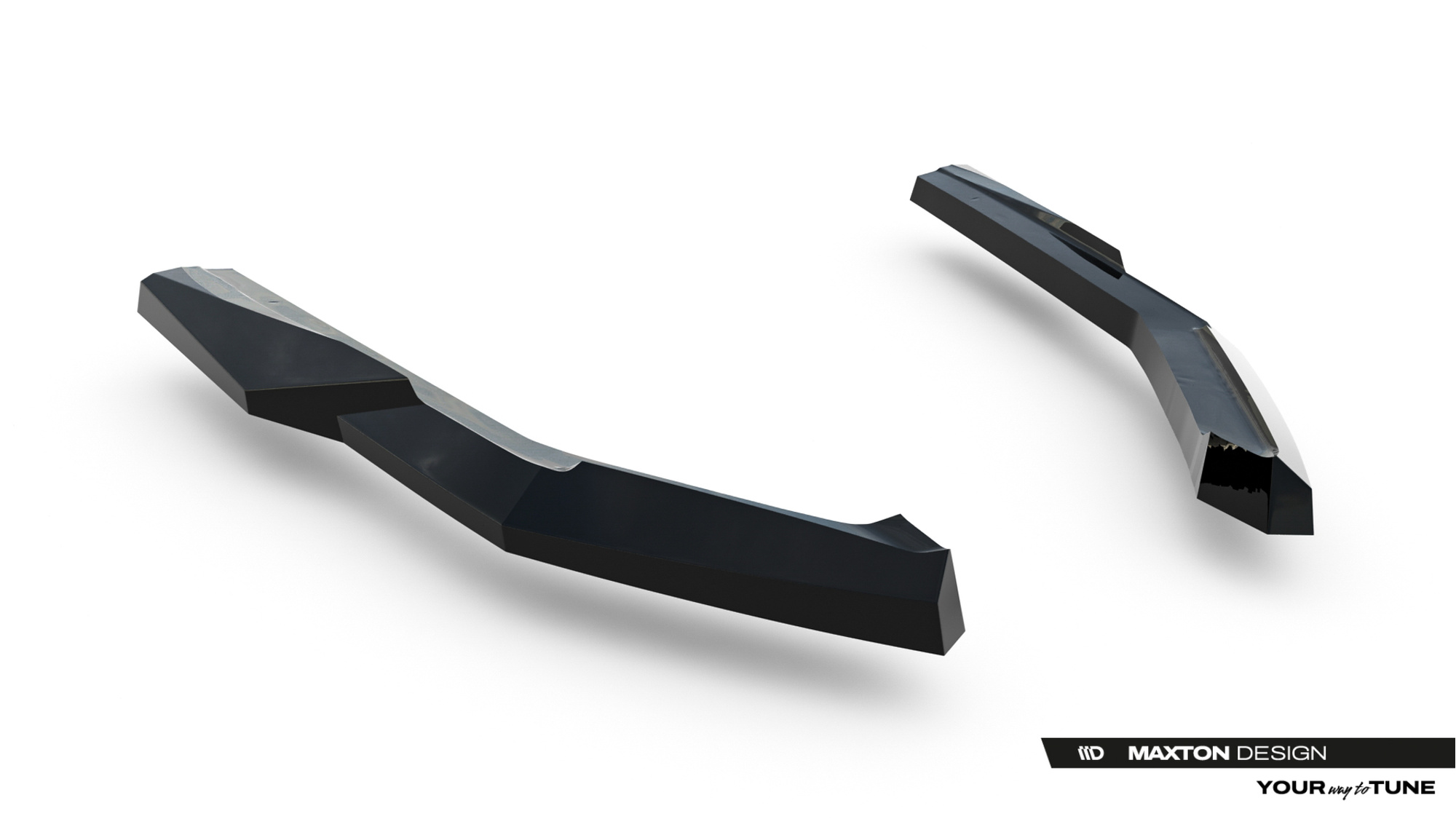 Diffuser Zij-Splitter Lexus IS 500 Mk3 Facelift 2 (XE30) Maxton Glans Zwart