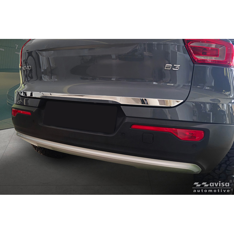 Avisa Chrome Stainless Steel Trunk Tailgate Trim Cover  Volvo XC40 (536) 2017-