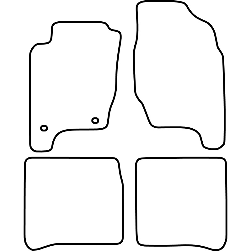 Set car mats  Toyota Carina E 1992-1997