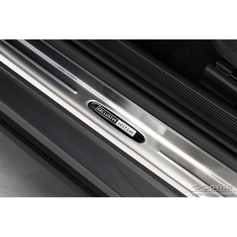 Inox door sill protectors  Volkswagen Taigo 2021- 'Exclusive Edition' - 4-pieces