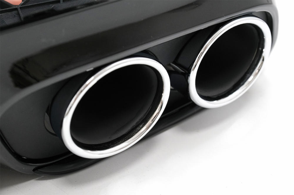 Diffuser passend voor Mercedes C205 A205 Coupe / Cabrio 15-19 C43 Design