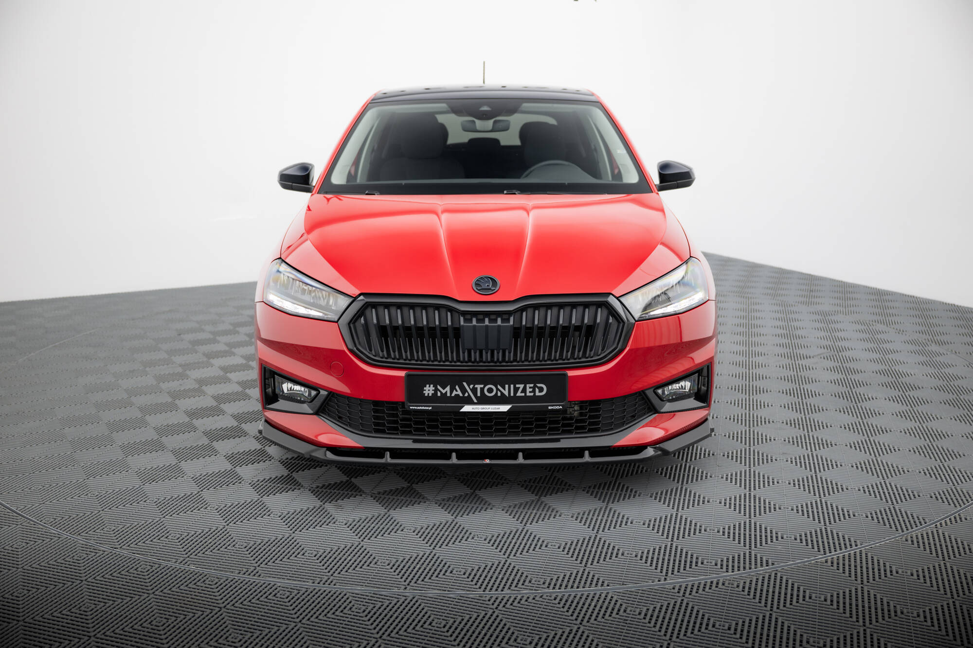 Bodykit passend voor Skoda Fabia MK4 Maxton Glanzend zwart