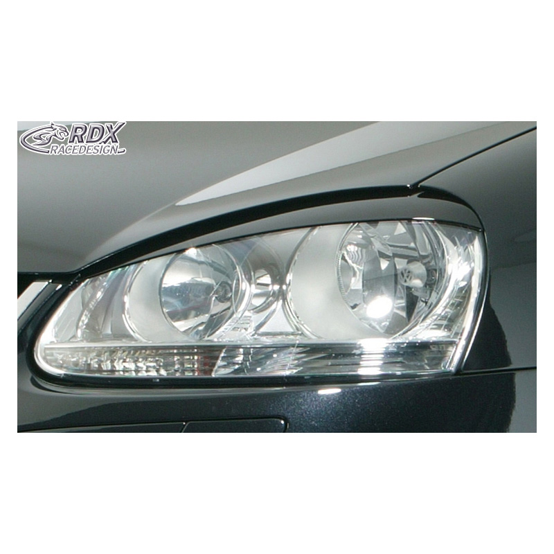 Head light spoilers  Volkswagen Golf V 2003-2008 & Jetta 2005-2010 (ABS)