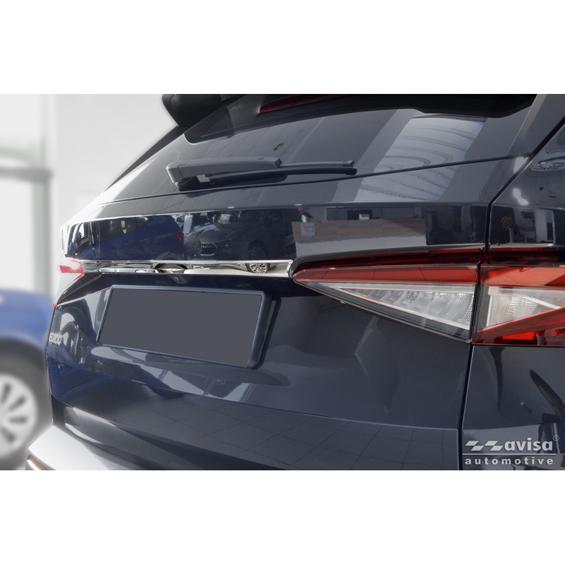 Avisa Chrome Stainless Steel Trunk Tailgate Trim Cover  Skoda Elroq 2025-