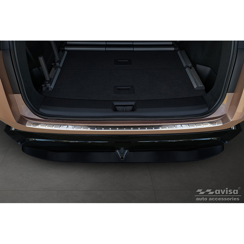 Stainless Steel Rear bumper protector  Nissan Ariya 2022- 'Ribs'