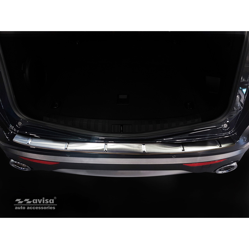 Stainless Steel Rear bumper protector  Alfa Romeo Stelvio 2017- & FL 2020- 'Ribs'