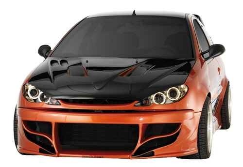 Headlights Peugeot 206 Angel Eyes elr Chrome SPECIAL PRI