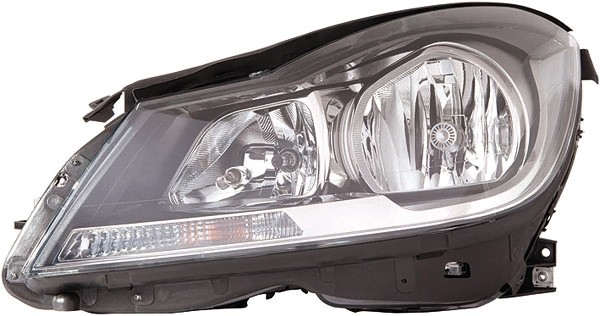Koplamp rechts W204 11->> ANTRAZIT;H7/H8