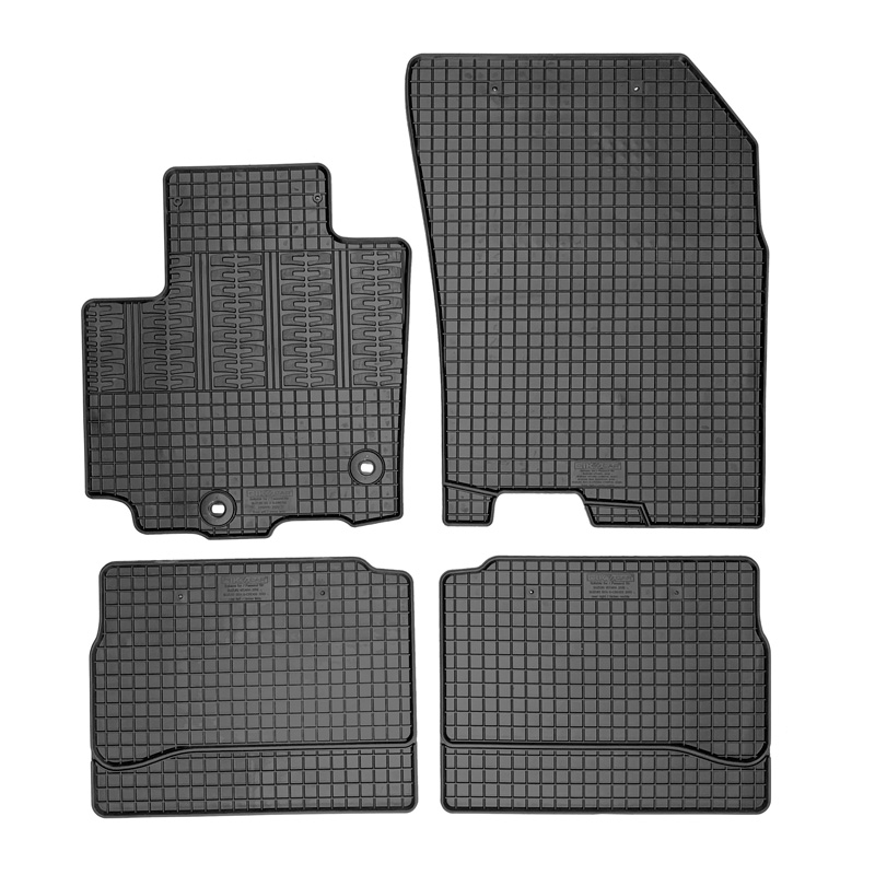 Rubber car mats set  Suzuki SX-4 S-Cross Hybrid 2020- (4-pieces + fixing system)