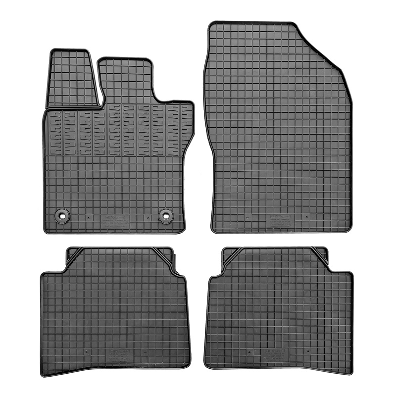 Rubber car mats set  Toyota Prius V 2023- (4-pieces + fixing system)