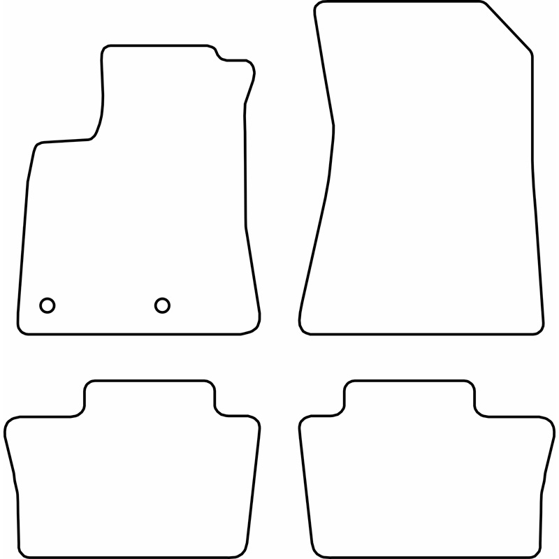 Set car mats  Renault Austral TCe Mild Hybrid 2022-