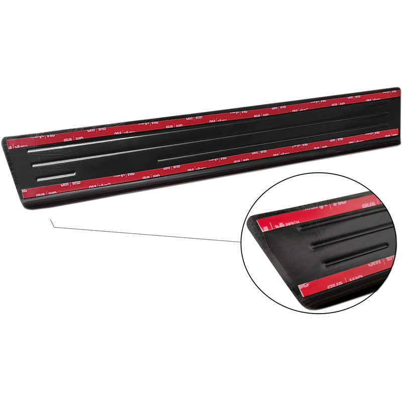 Black Stainless Steel Door sill protectors  Citroën C4 III 2020- & C4 X 2022- 'Special Edition' - 4-pieces