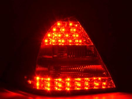 Tail Lights for Mercedes C-Class W203 LED Red/Clear New