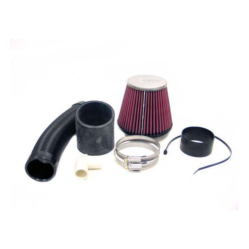 K&N Performance Air Intake Kit  Ford Fiesta 1.6i XR2 4/1989-93 (57-0015) (Hose to Intake Manifold)