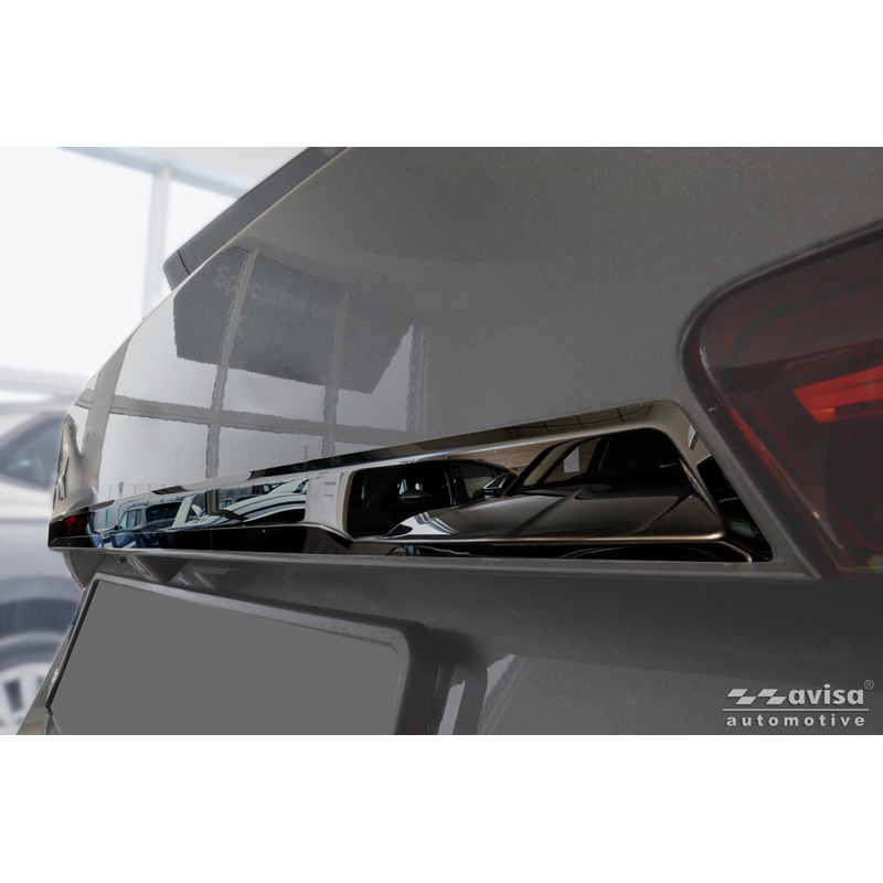 Avisa Black Chrome Stainless Steel Tailgate Trim  Skoda Fabia IV (PJ3) 2021-