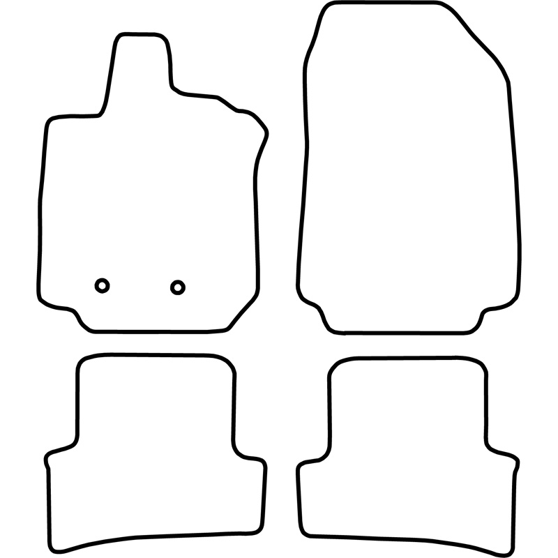 Set car mats  Renault Clio estate 2008-